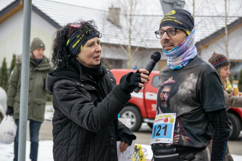 Biegacze kolejny raz rywalizowali podczas Biegu Walentynkowego w Wilkszynie