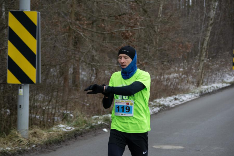 Biegacze kolejny raz rywalizowali podczas Biegu Walentynkowego w Wilkszynie