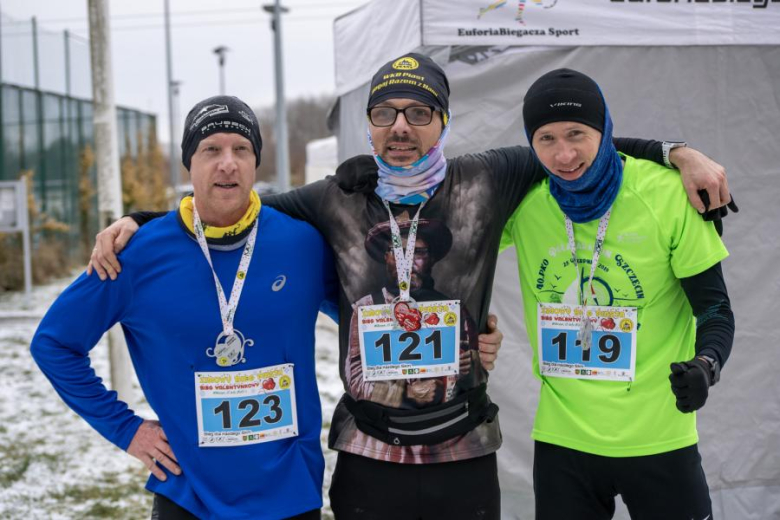 Biegacze kolejny raz rywalizowali podczas Biegu Walentynkowego w Wilkszynie