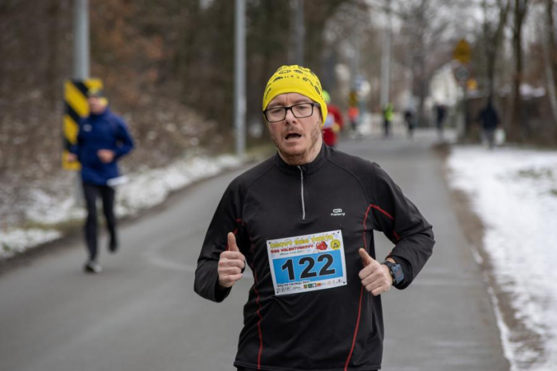 Biegacze kolejny raz rywalizowali podczas Biegu Walentynkowego w Wilkszynie