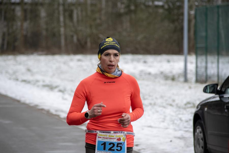 Biegacze kolejny raz rywalizowali podczas Biegu Walentynkowego w Wilkszynie