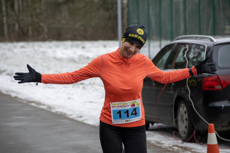 Biegacze kolejny raz rywalizowali podczas Biegu Walentynkowego w Wilkszynie