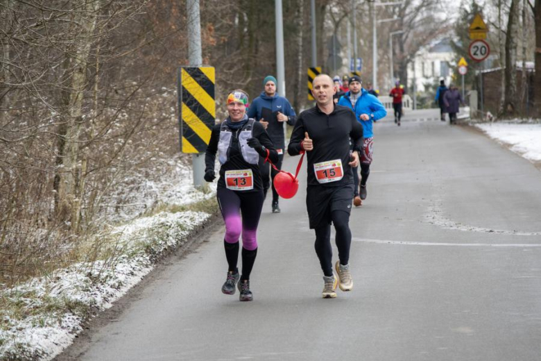 Biegacze kolejny raz rywalizowali podczas Biegu Walentynkowego w Wilkszynie