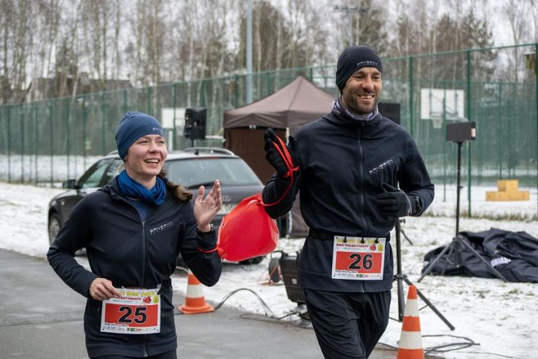 Biegacze kolejny raz rywalizowali podczas Biegu Walentynkowego w Wilkszynie