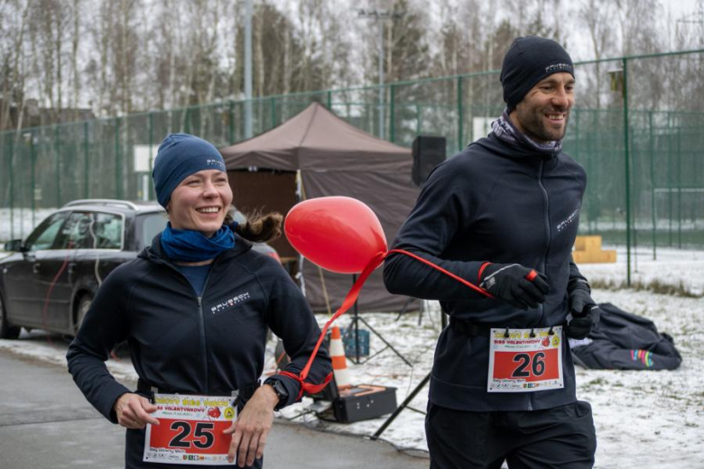 Biegacze kolejny raz rywalizowali podczas Biegu Walentynkowego w Wilkszynie