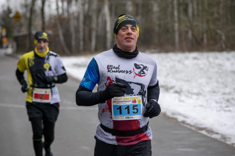 Biegacze kolejny raz rywalizowali podczas Biegu Walentynkowego w Wilkszynie