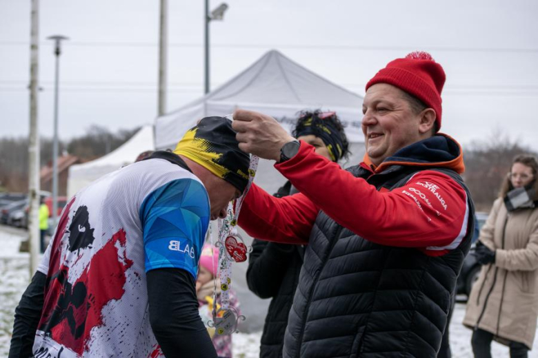 Biegacze kolejny raz rywalizowali podczas Biegu Walentynkowego w Wilkszynie