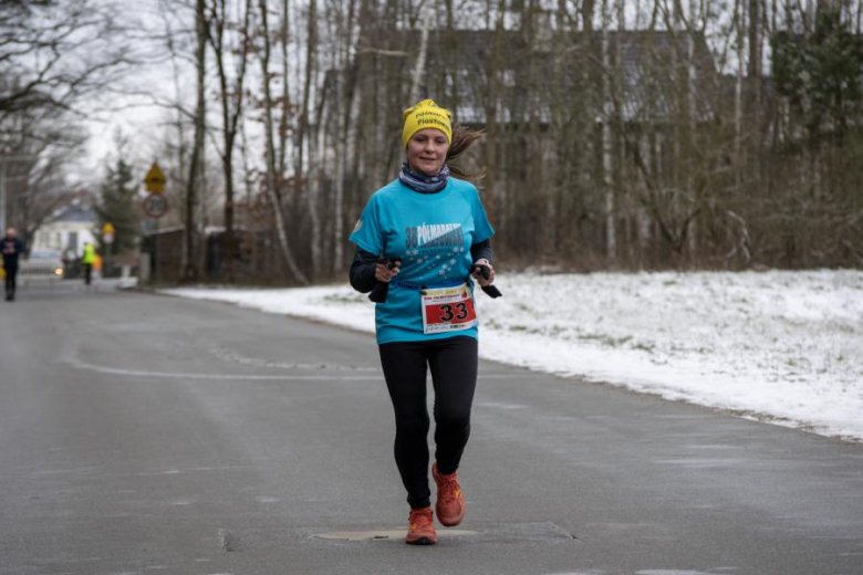 Biegacze kolejny raz rywalizowali podczas Biegu Walentynkowego w Wilkszynie