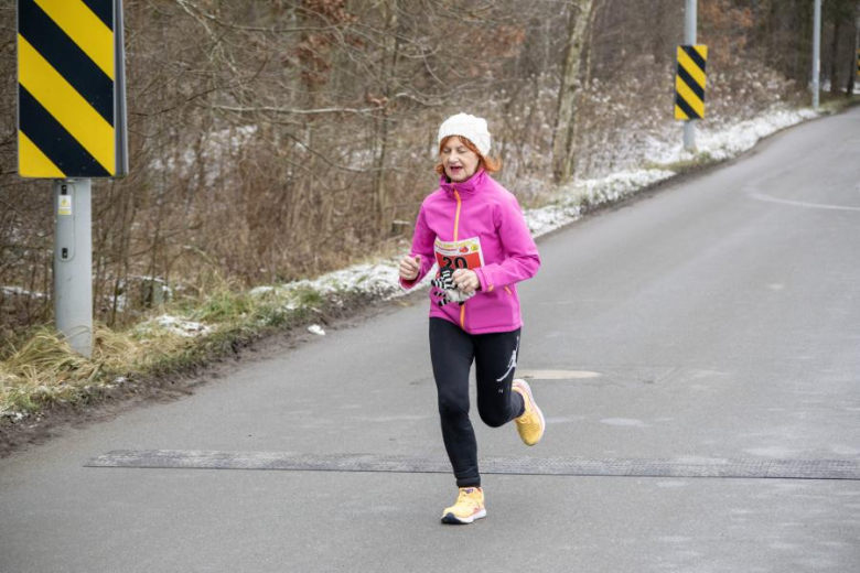 Biegacze kolejny raz rywalizowali podczas Biegu Walentynkowego w Wilkszynie