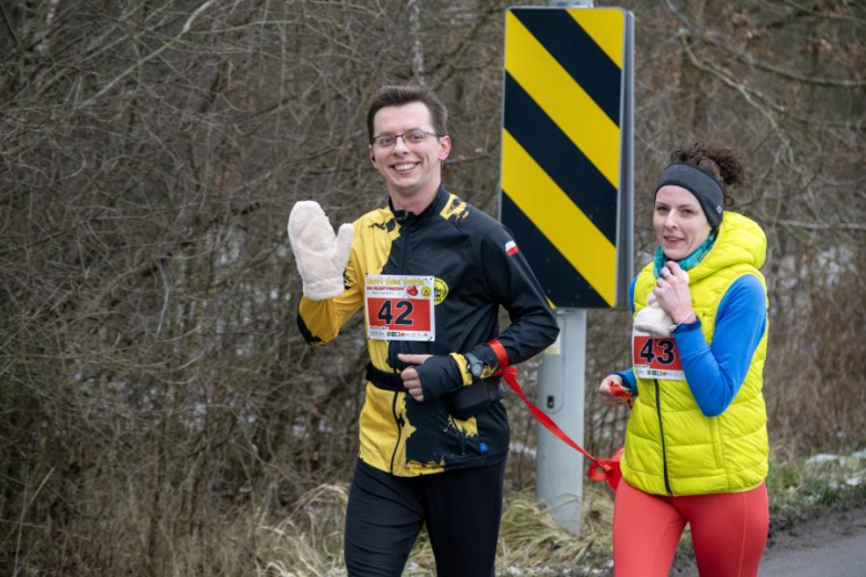 Biegacze kolejny raz rywalizowali podczas Biegu Walentynkowego w Wilkszynie