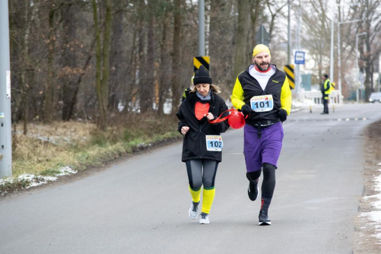 Biegacze kolejny raz rywalizowali podczas Biegu Walentynkowego w Wilkszynie