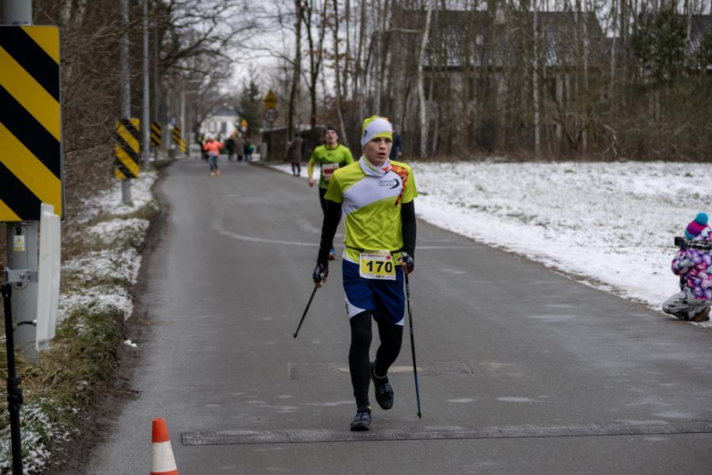 Biegacze kolejny raz rywalizowali podczas Biegu Walentynkowego w Wilkszynie