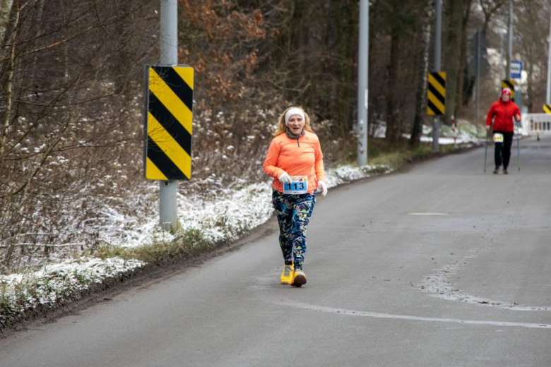 Biegacze kolejny raz rywalizowali podczas Biegu Walentynkowego w Wilkszynie