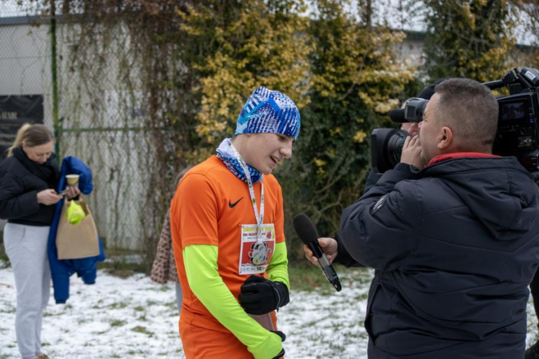 Biegacze kolejny raz rywalizowali podczas Biegu Walentynkowego w Wilkszynie