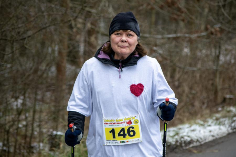 Biegacze kolejny raz rywalizowali podczas Biegu Walentynkowego w Wilkszynie