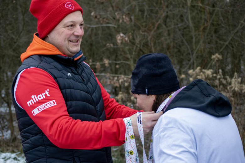 Biegacze kolejny raz rywalizowali podczas Biegu Walentynkowego w Wilkszynie