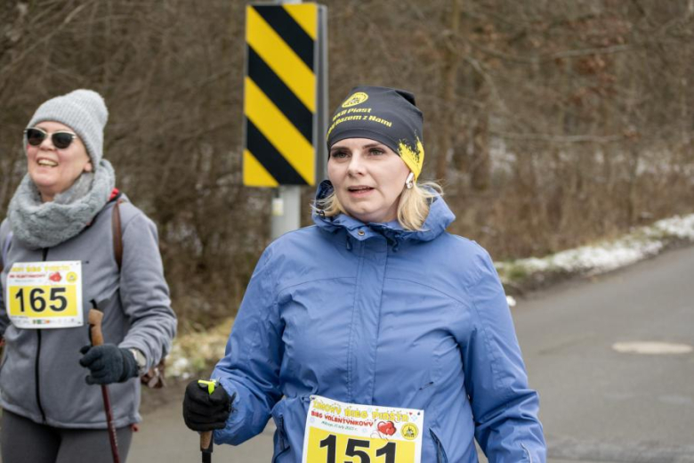 Biegacze kolejny raz rywalizowali podczas Biegu Walentynkowego w Wilkszynie