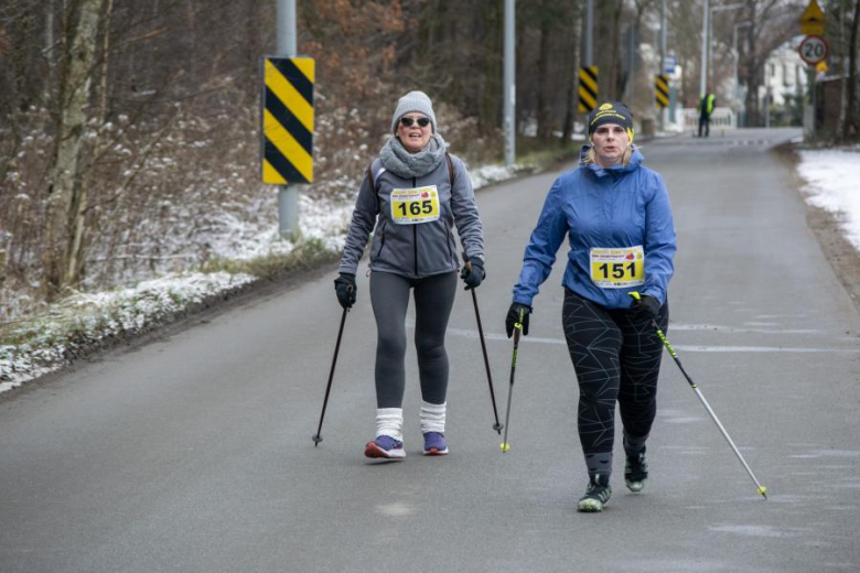 Biegacze kolejny raz rywalizowali podczas Biegu Walentynkowego w Wilkszynie