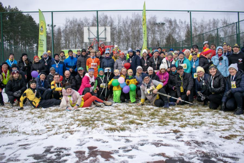 Biegacze kolejny raz rywalizowali podczas Biegu Walentynkowego w Wilkszynie