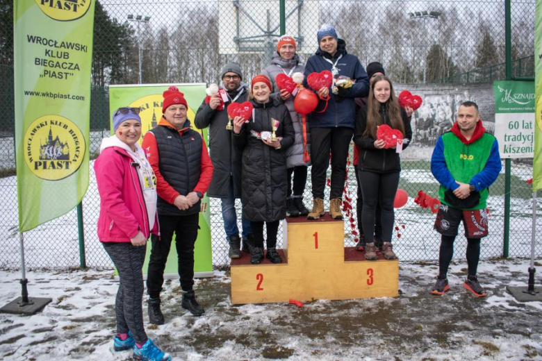 Biegacze kolejny raz rywalizowali podczas Biegu Walentynkowego w Wilkszynie