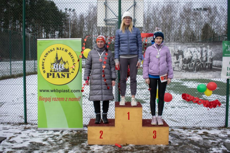 Biegacze kolejny raz rywalizowali podczas Biegu Walentynkowego w Wilkszynie