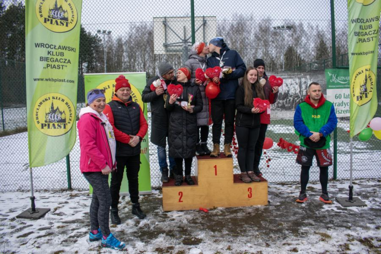 Biegacze kolejny raz rywalizowali podczas Biegu Walentynkowego w Wilkszynie