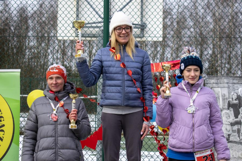 Biegacze kolejny raz rywalizowali podczas Biegu Walentynkowego w Wilkszynie