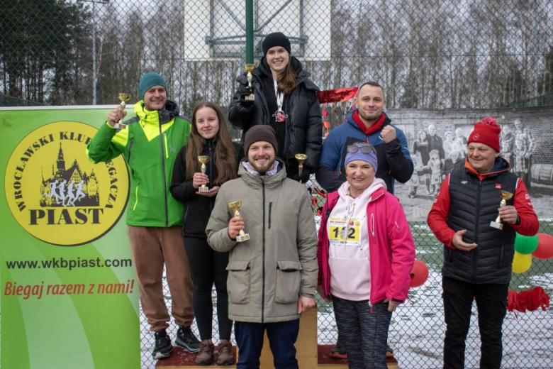 Biegacze kolejny raz rywalizowali podczas Biegu Walentynkowego w Wilkszynie