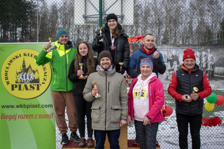 Biegacze kolejny raz rywalizowali podczas Biegu Walentynkowego w Wilkszynie
