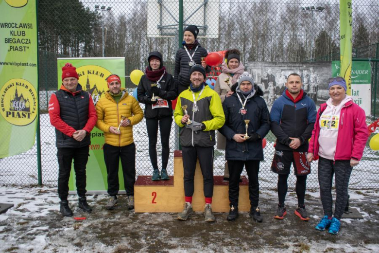 Biegacze kolejny raz rywalizowali podczas Biegu Walentynkowego w Wilkszynie
