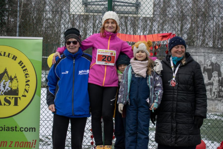 Biegacze kolejny raz rywalizowali podczas Biegu Walentynkowego w Wilkszynie