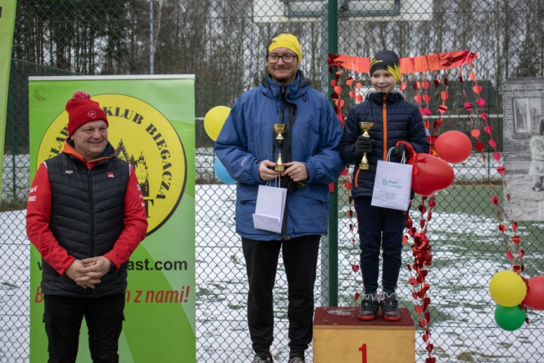 Biegacze kolejny raz rywalizowali podczas Biegu Walentynkowego w Wilkszynie