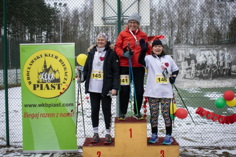 Biegacze kolejny raz rywalizowali podczas Biegu Walentynkowego w Wilkszynie