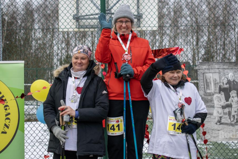 Biegacze kolejny raz rywalizowali podczas Biegu Walentynkowego w Wilkszynie