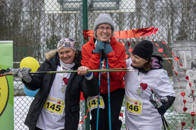 Biegacze kolejny raz rywalizowali podczas Biegu Walentynkowego w Wilkszynie