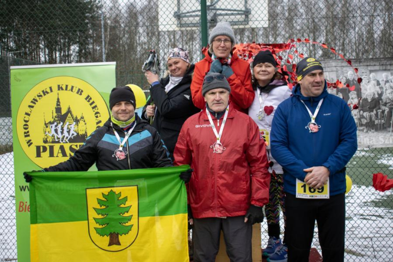 Biegacze kolejny raz rywalizowali podczas Biegu Walentynkowego w Wilkszynie