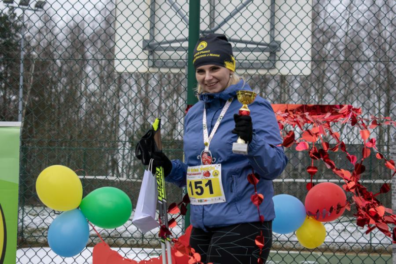 Biegacze kolejny raz rywalizowali podczas Biegu Walentynkowego w Wilkszynie