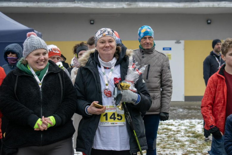 Biegacze kolejny raz rywalizowali podczas Biegu Walentynkowego w Wilkszynie