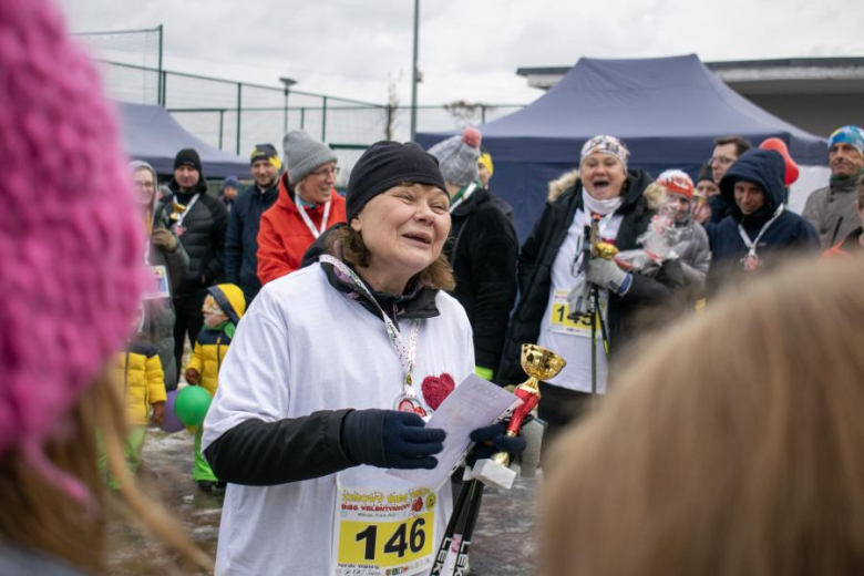 Biegacze kolejny raz rywalizowali podczas Biegu Walentynkowego w Wilkszynie