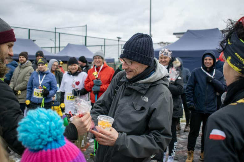 Biegacze kolejny raz rywalizowali podczas Biegu Walentynkowego w Wilkszynie