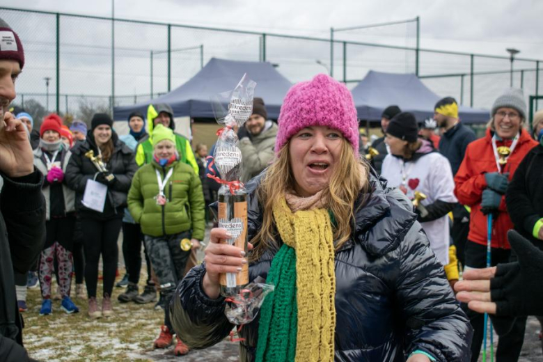 Biegacze kolejny raz rywalizowali podczas Biegu Walentynkowego w Wilkszynie