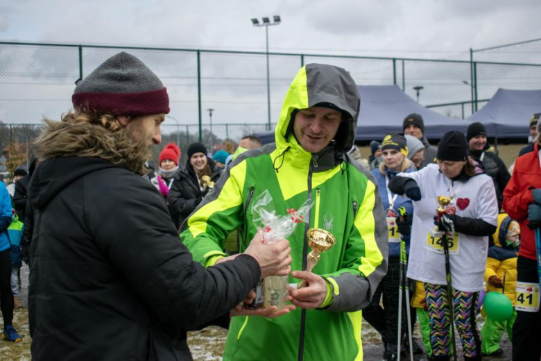 Biegacze kolejny raz rywalizowali podczas Biegu Walentynkowego w Wilkszynie