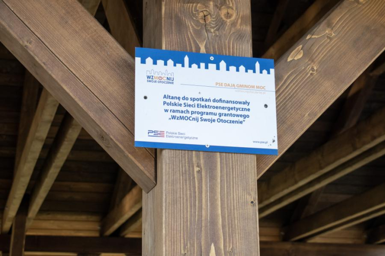 Nowa altana w Czernej 