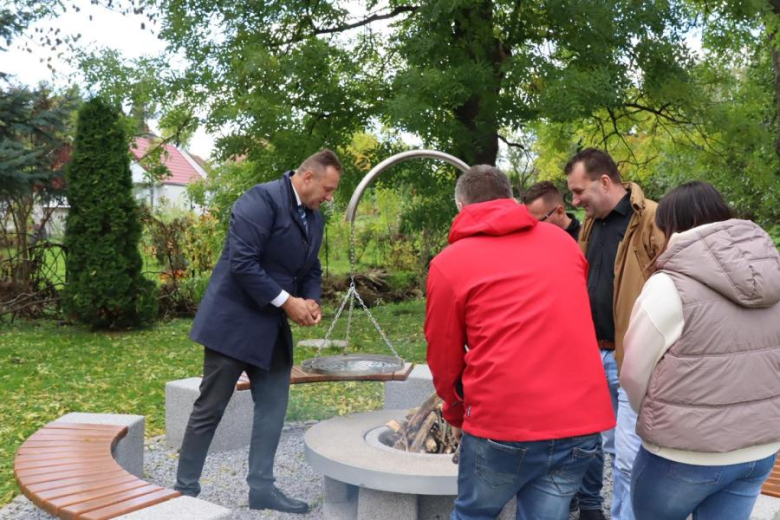 Otwarcie wiaty rekreacyjnej w Ujeździe Dolnym