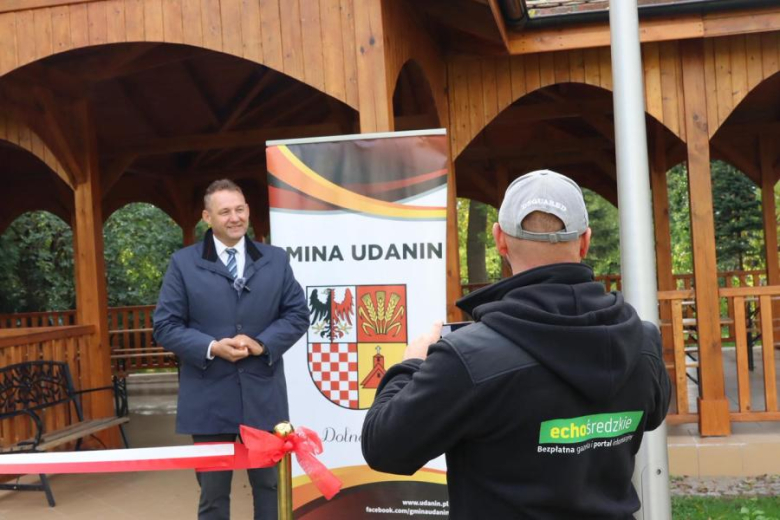 Otwarcie wiaty rekreacyjnej w Ujeździe Dolnym