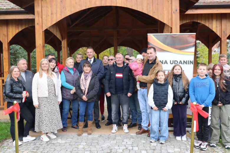Otwarcie wiaty rekreacyjnej w Ujeździe Dolnym