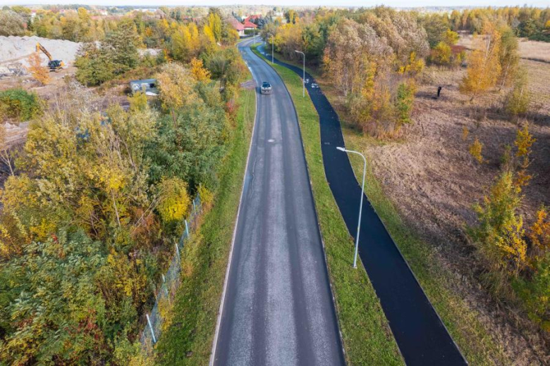 Nowa ścieżka pieszo-rowerowa przy Winogronowej zrealizowana przez IG2 Developer sp. z o.o. gotowa