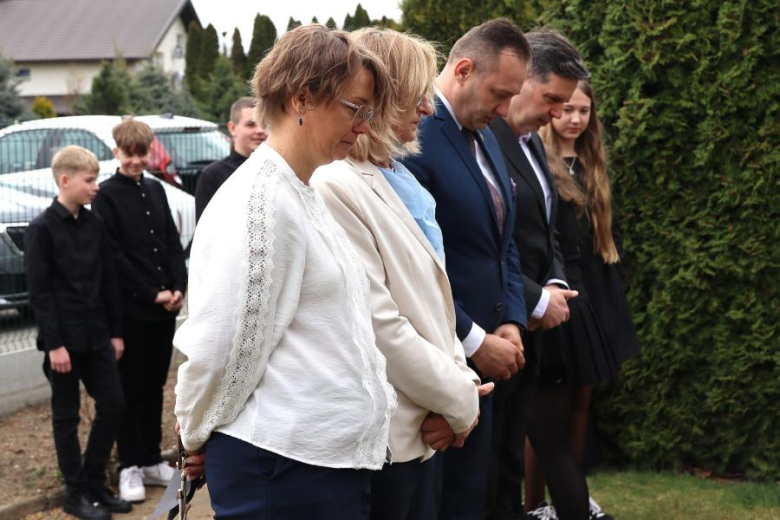 Symboliczny hołd dla zamordowanych w 1940 roku