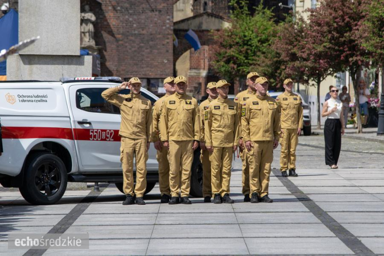 Powiatowy Dzień Strażaka na średzkim rynku