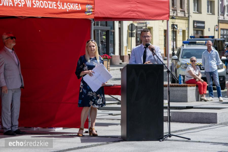 Powiatowy Dzień Strażaka na średzkim rynku